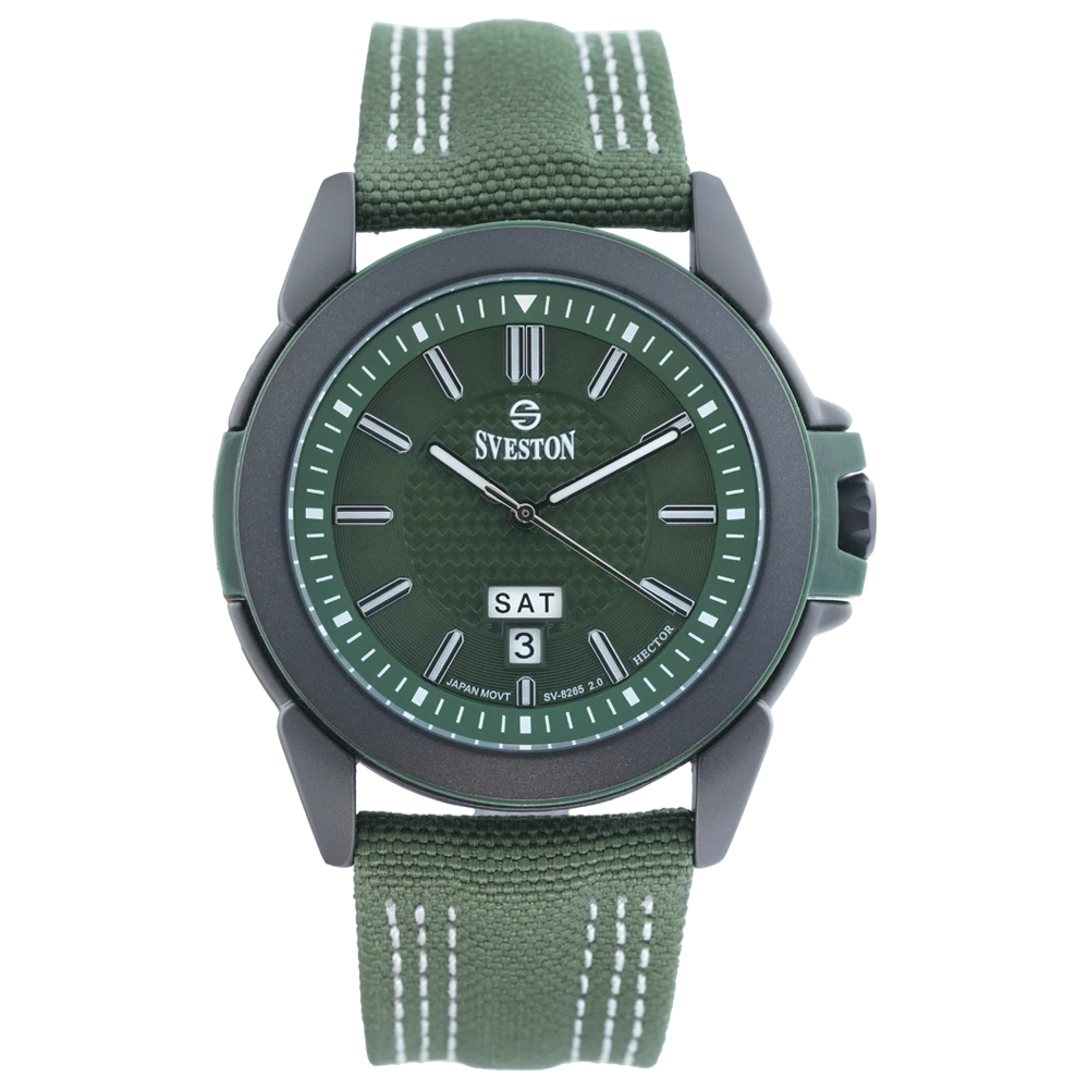 Sveston Hector — Black / Green · Nylon
