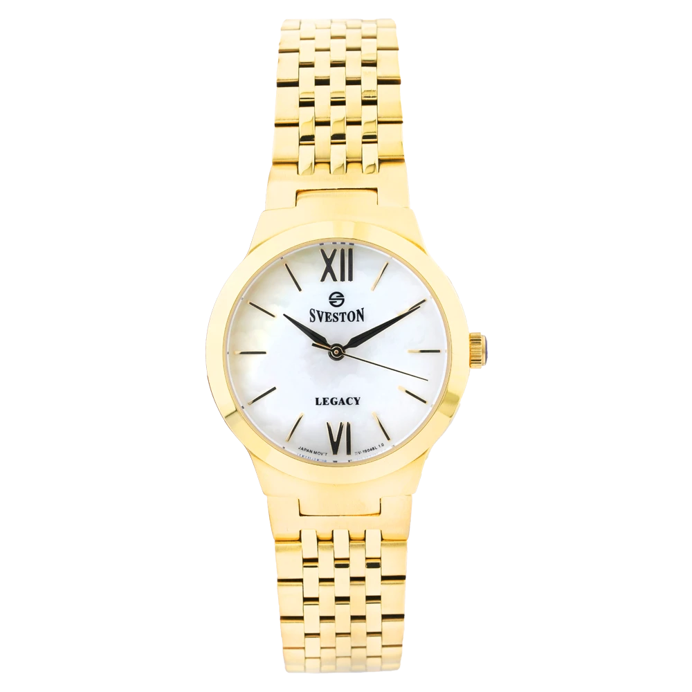 Sveston SV-19048 — Gold / White · Stainless Steel