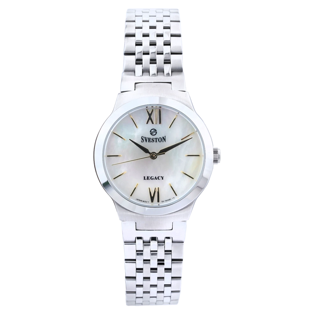 Sveston SV-19048 — Silver / White · Stainless Steel