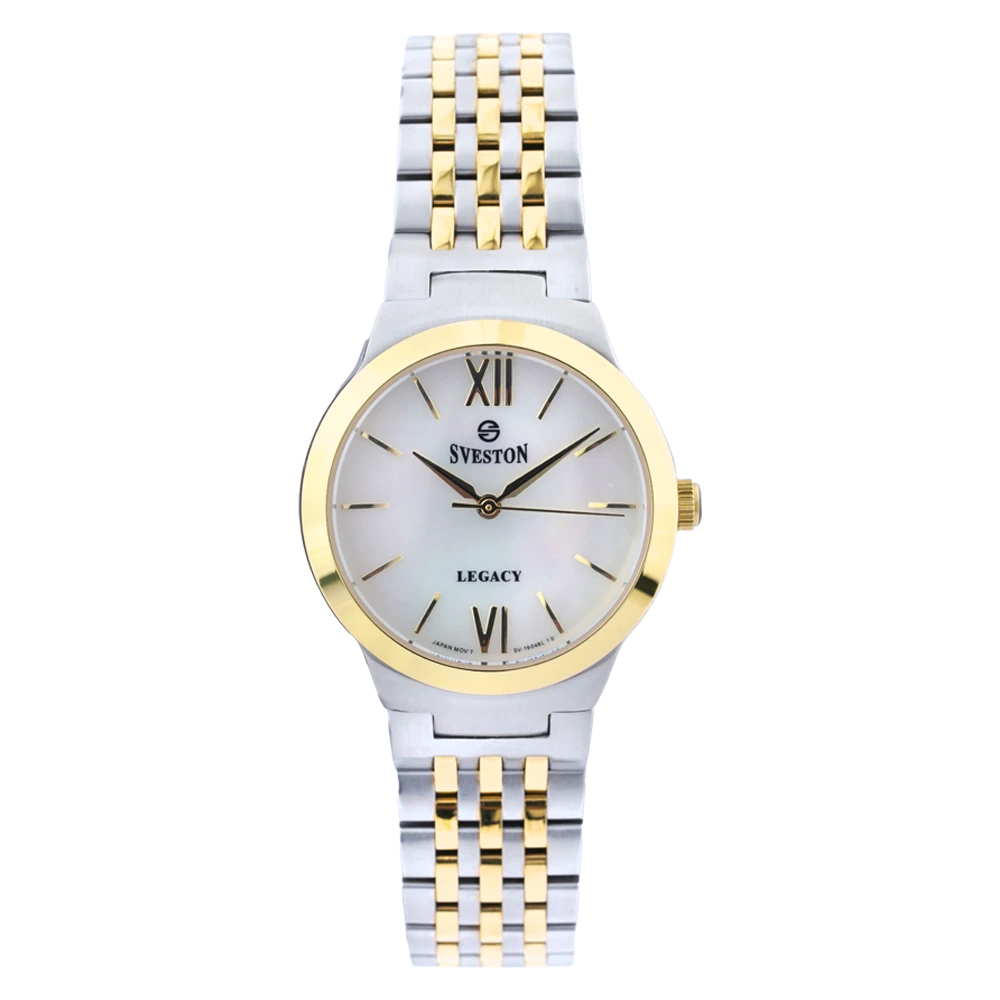 Sveston SV-19048 — Gold / White · Stainless Steel