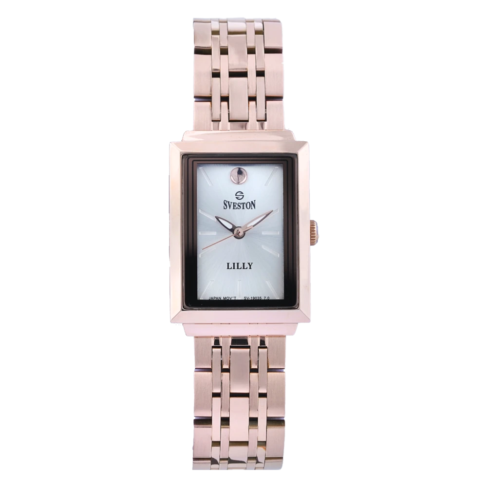 Sveston Lilly — Rose / Silver · Stainless Steel
