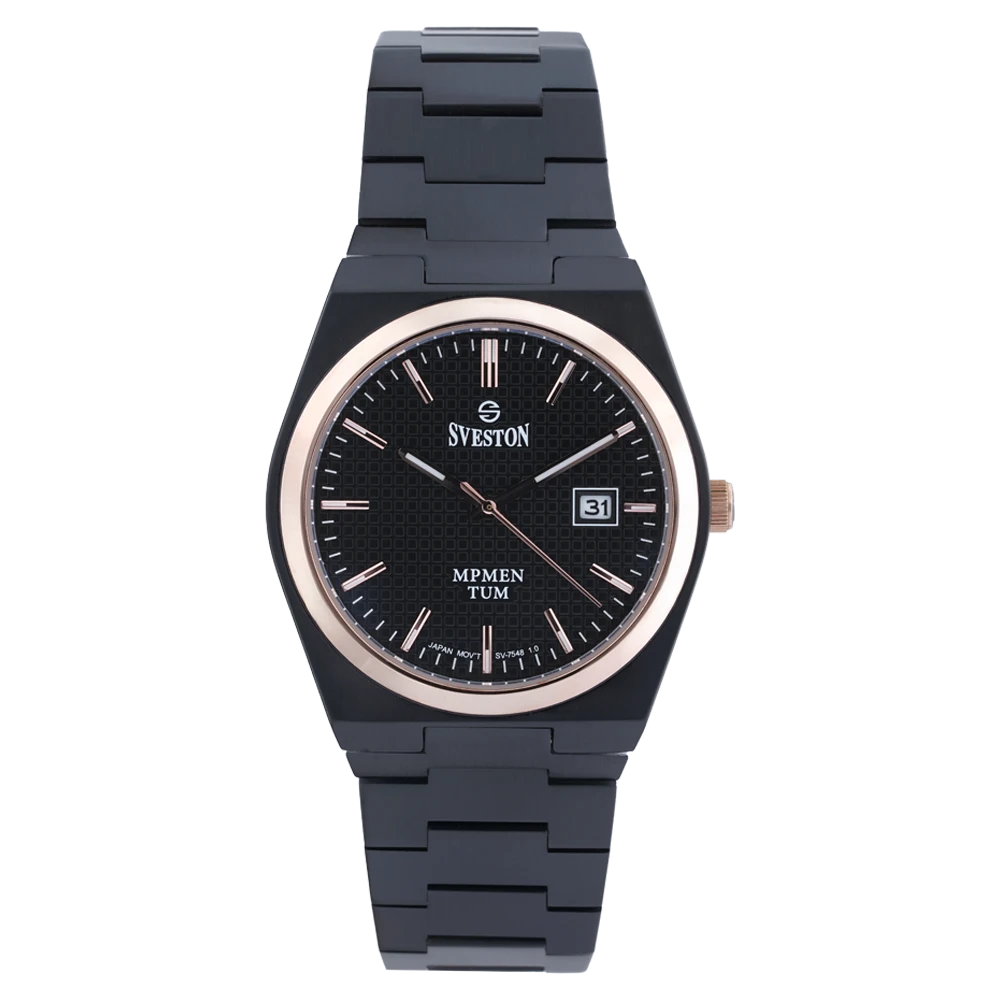 Sveston MPMEN TUM — Black / Black · Steel