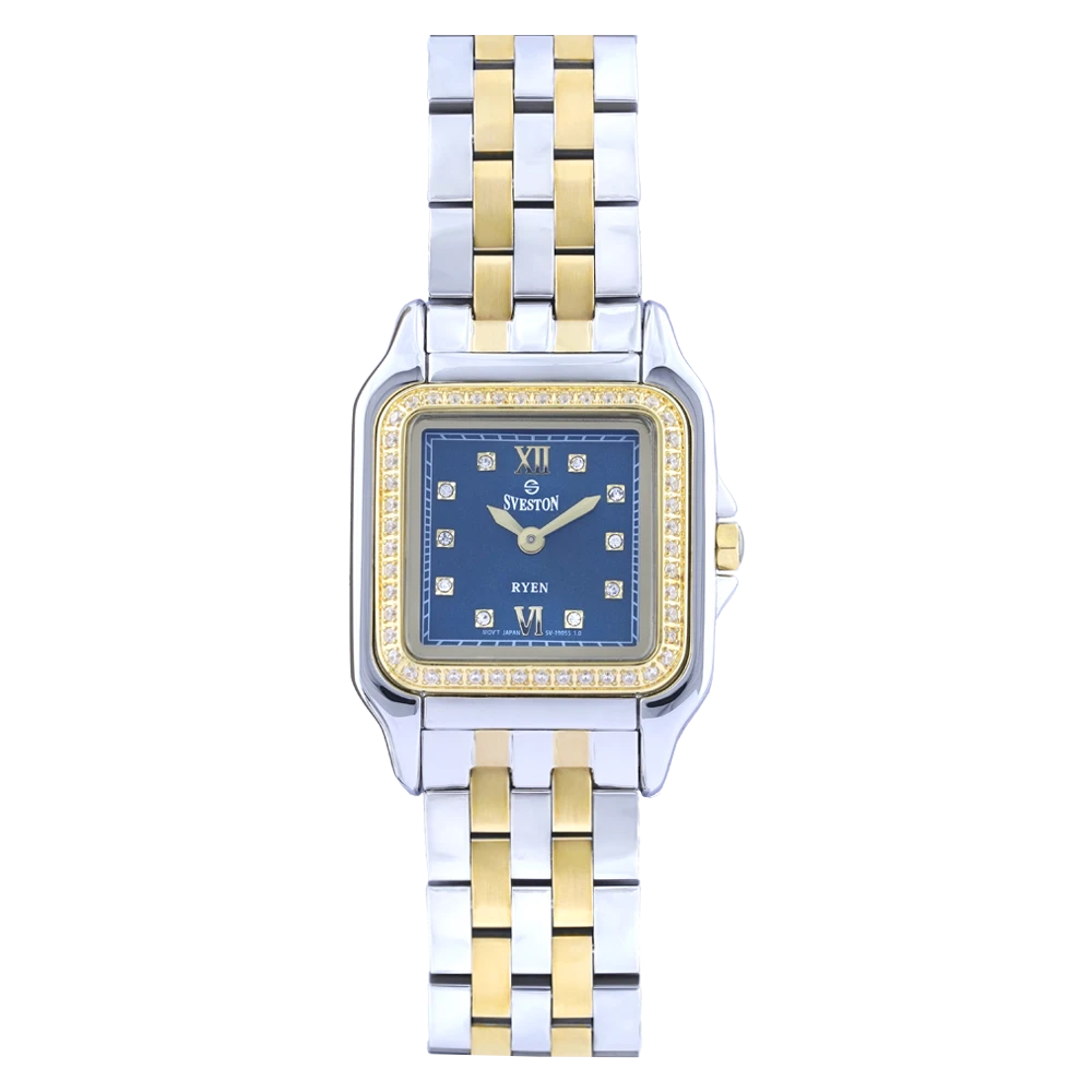 Sveston Ryen — Gold & Silver / Blue · Stainless Steel
