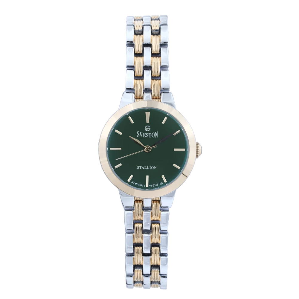 Sveston Stallion — Gold / Green · Stainless Steel