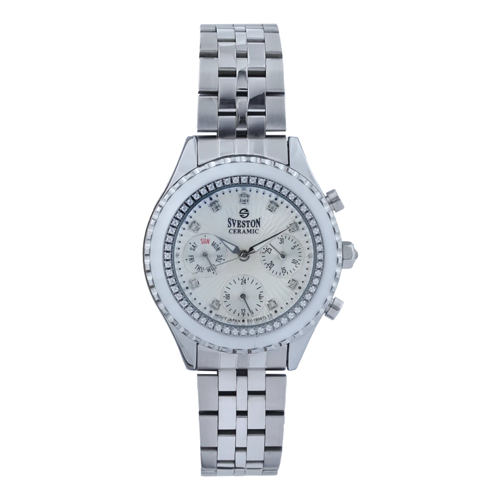 Sveston Ceramic White watch