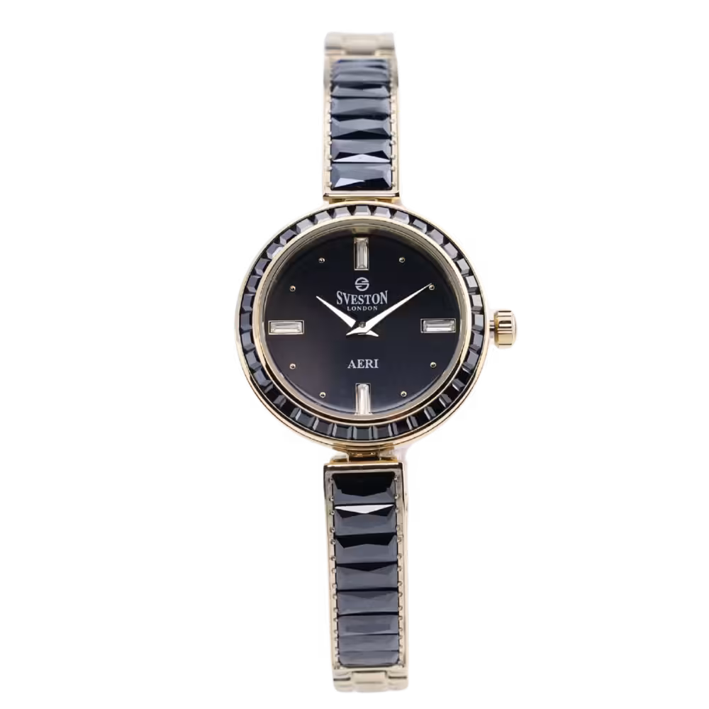 Sveston London AERI — Black / Black · Stainless Steel