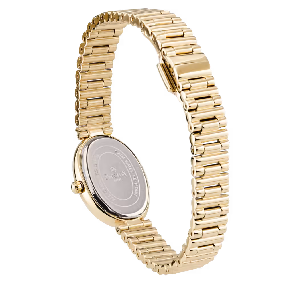 Sveston London AHVI Women's Gold Dial Watch - Dial Close-Up