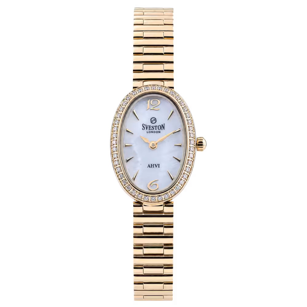 Sveston London AHVI — Gold / White · Stainless Steel