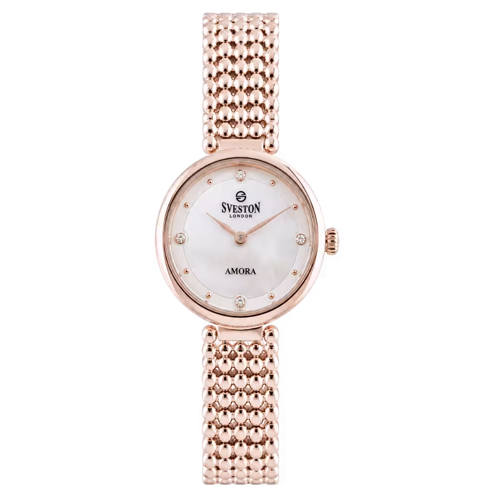Sveston London Amora Women's White Dial Watch - Front / Main View