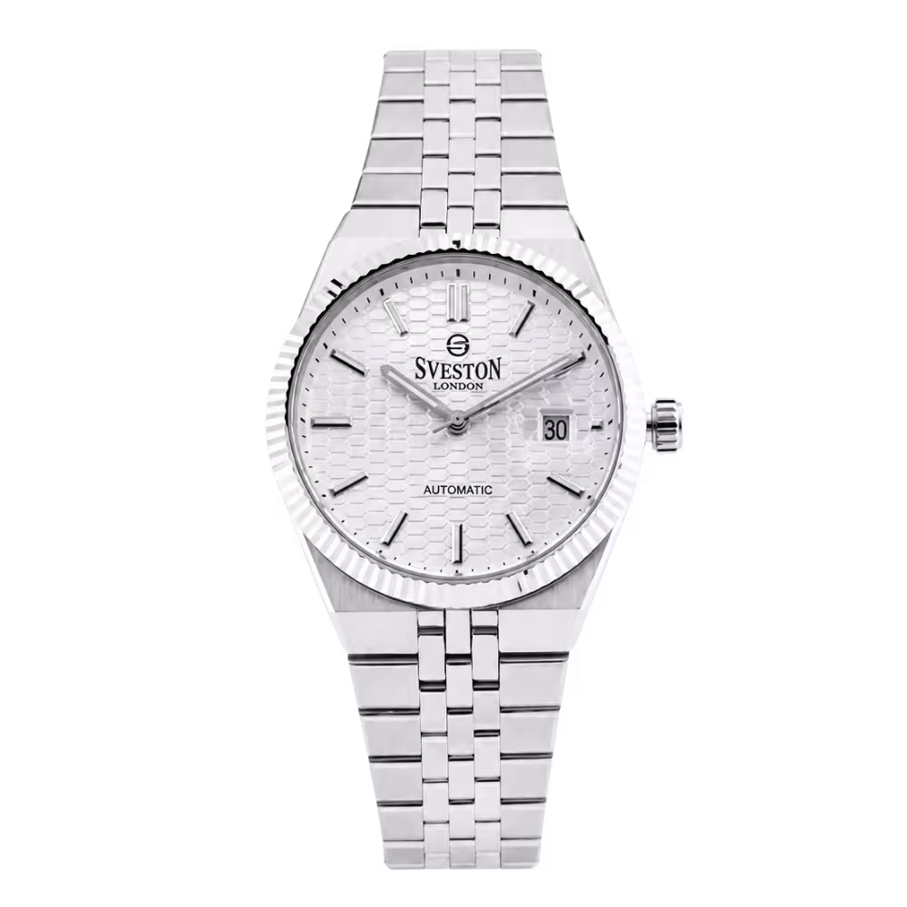 Sveston London AUTOMATIC — Silver / White · Stainless Steel