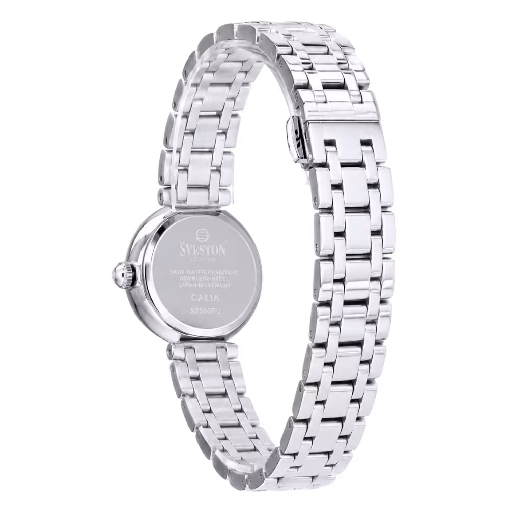Sveston London CALIA Women's Cyan Dial Watch - Dial Close-Up
