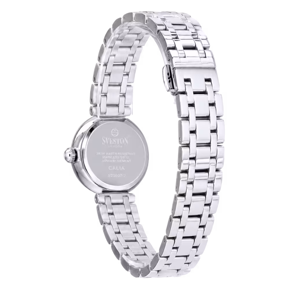 Sveston London CALIA Women's White Dial Watch - Dial Close-Up