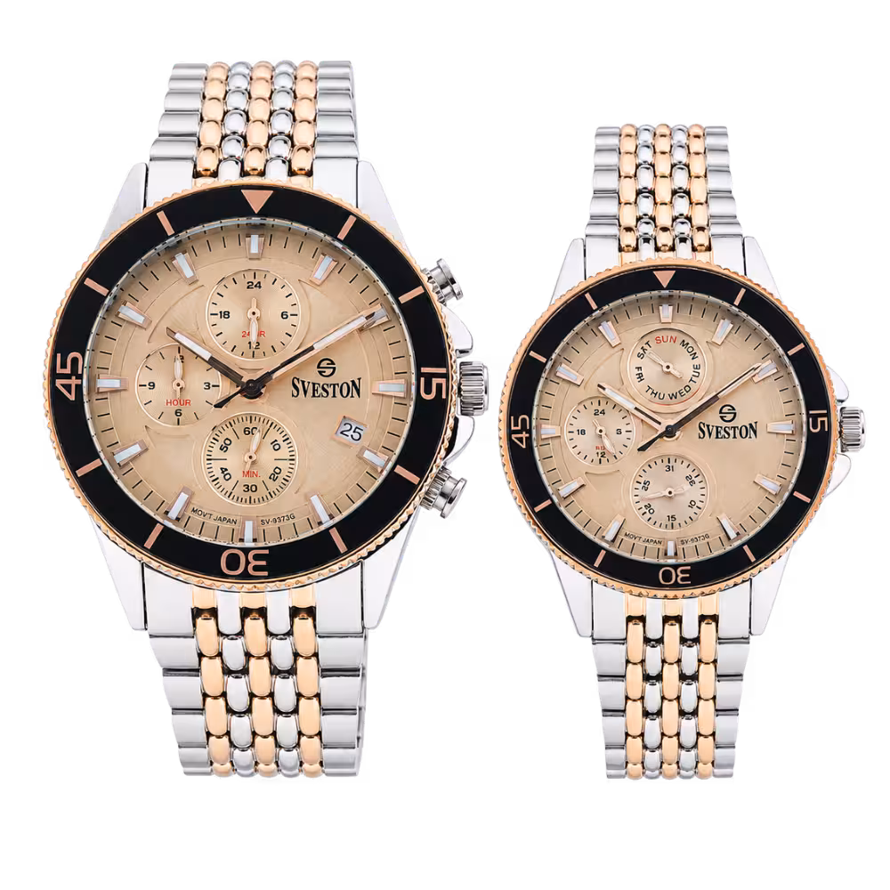 Sveston COUPLE — Silver / Light Pink · Stainless Steel