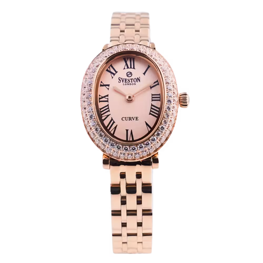 Sveston London CURVE — Rose / Pastel Pink · Stainless Steel