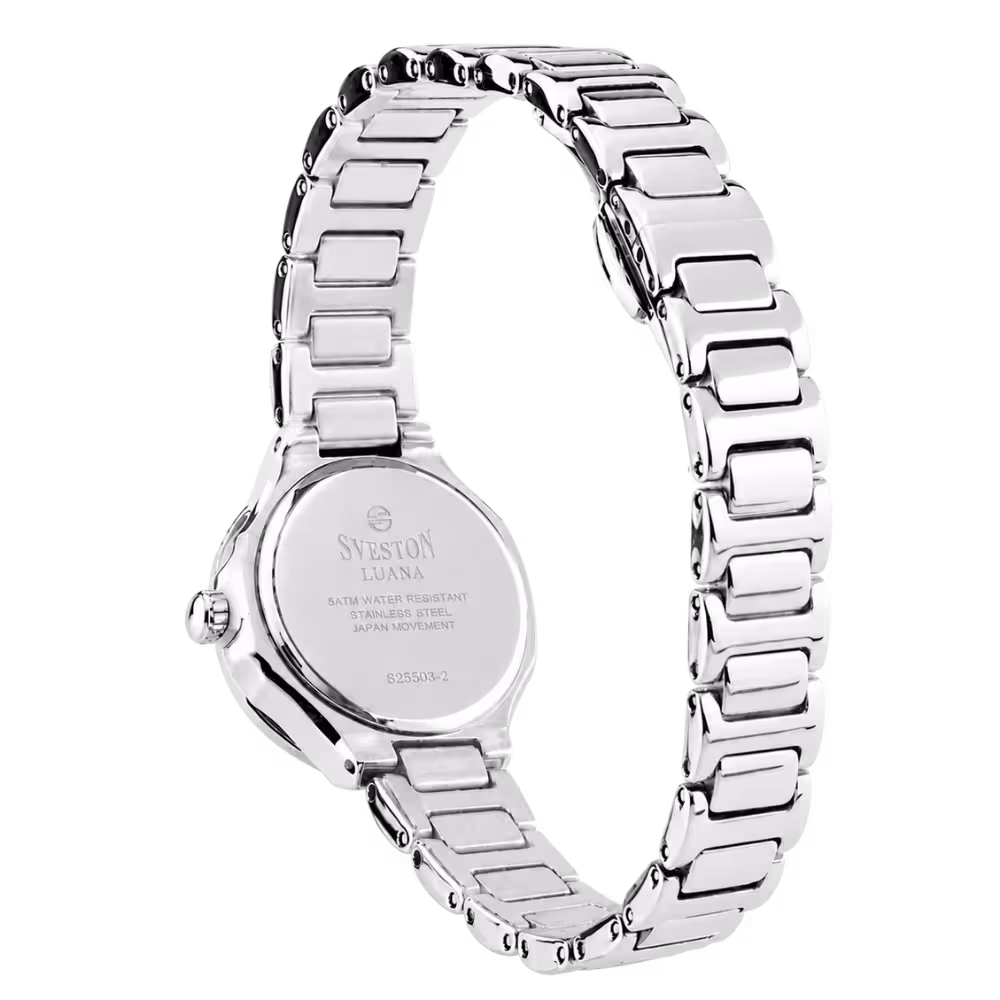 Sveston London LUANA Women's White Dial Watch - Dial Close-Up