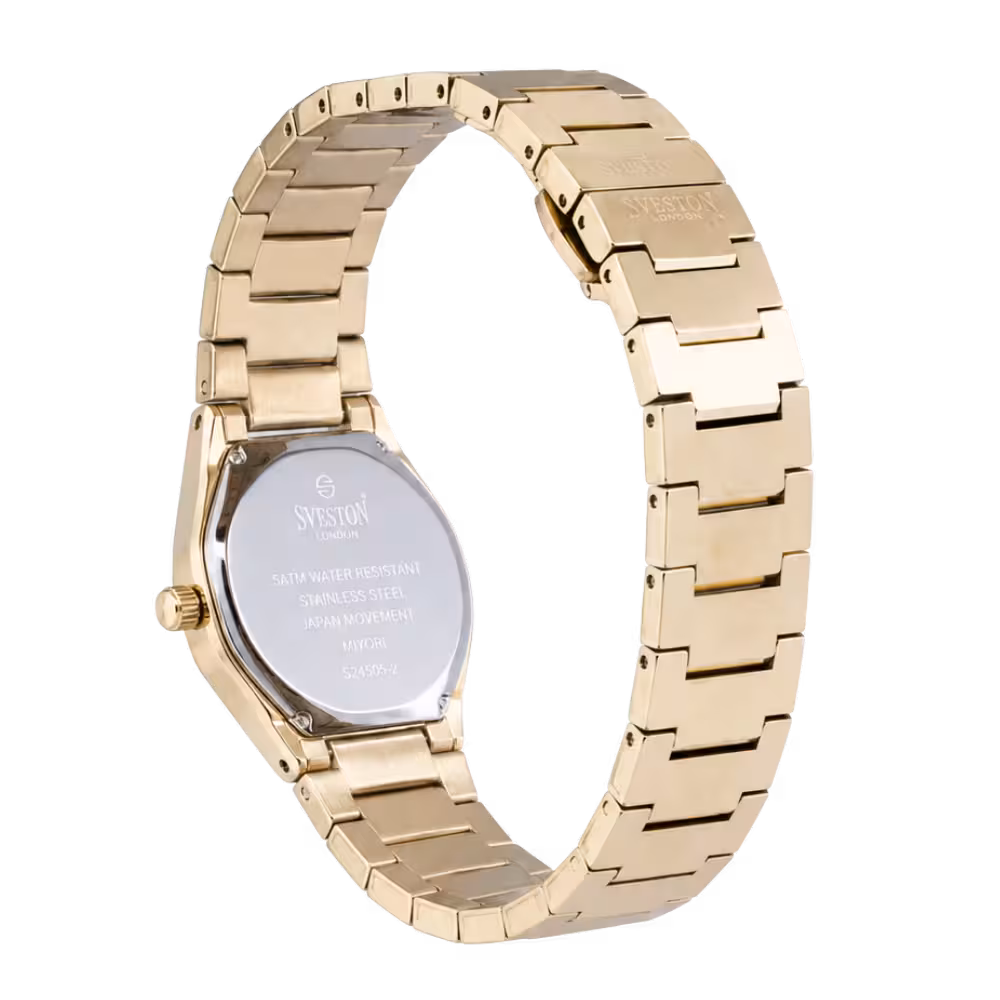 Sveston London MIYORI Women's White Dial Watch - Dial Close-Up