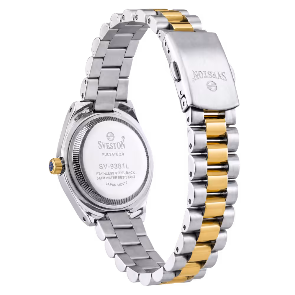 Sveston PULSATE Women's Dark Blue Dial Watch - Dial Close-Up