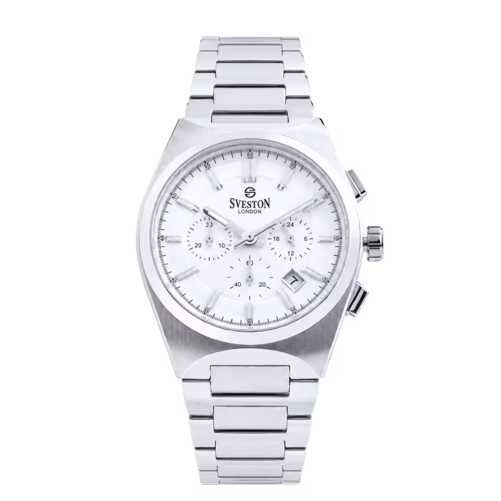 Sveston London RAPTOR — Silver / White · Stainless Steel