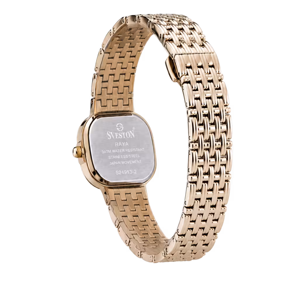 Sveston London RAYA Women's Ivory Dial Watch - Dial Close-Up