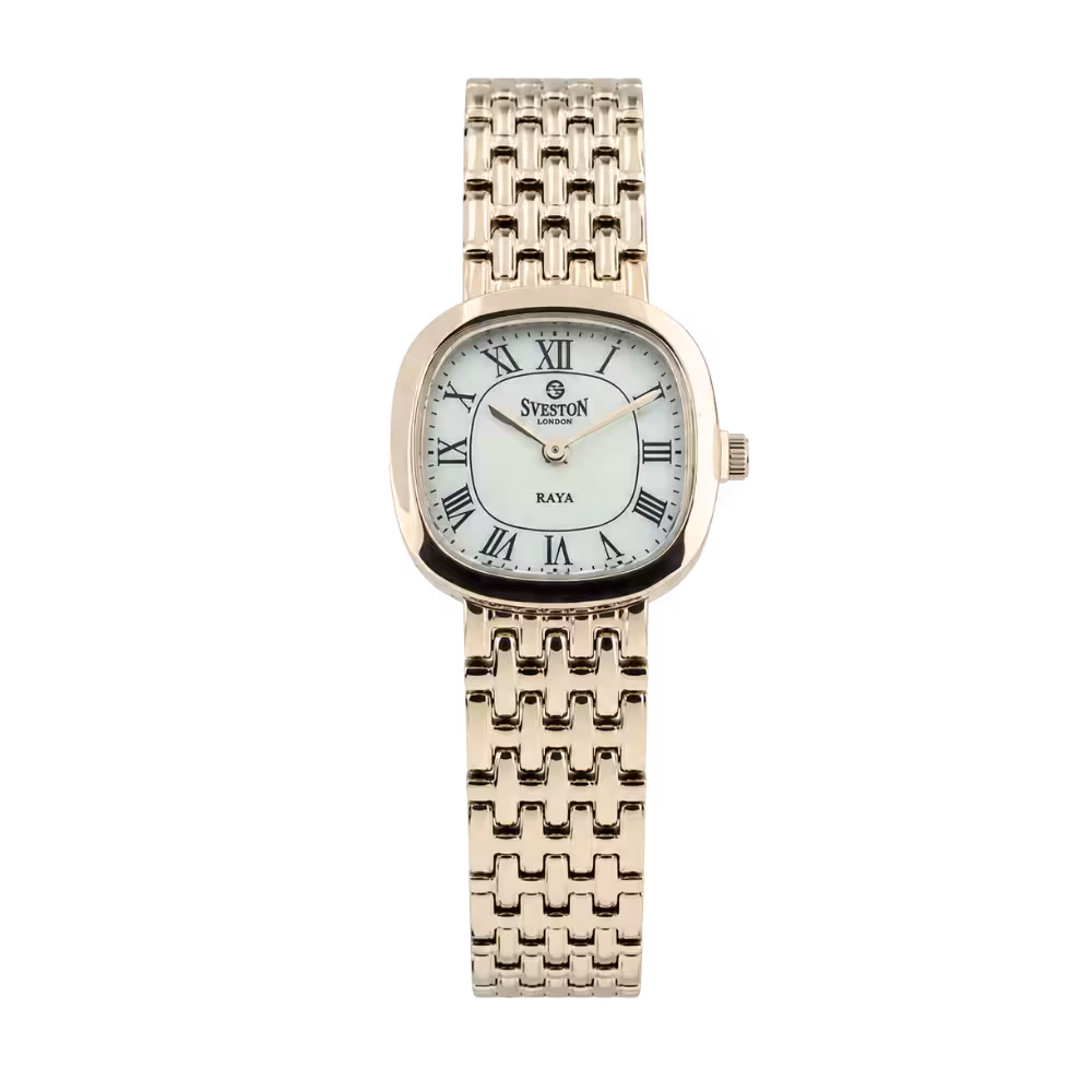Sveston London RAYA Women's Ivory Dial Watch - Front / Main View