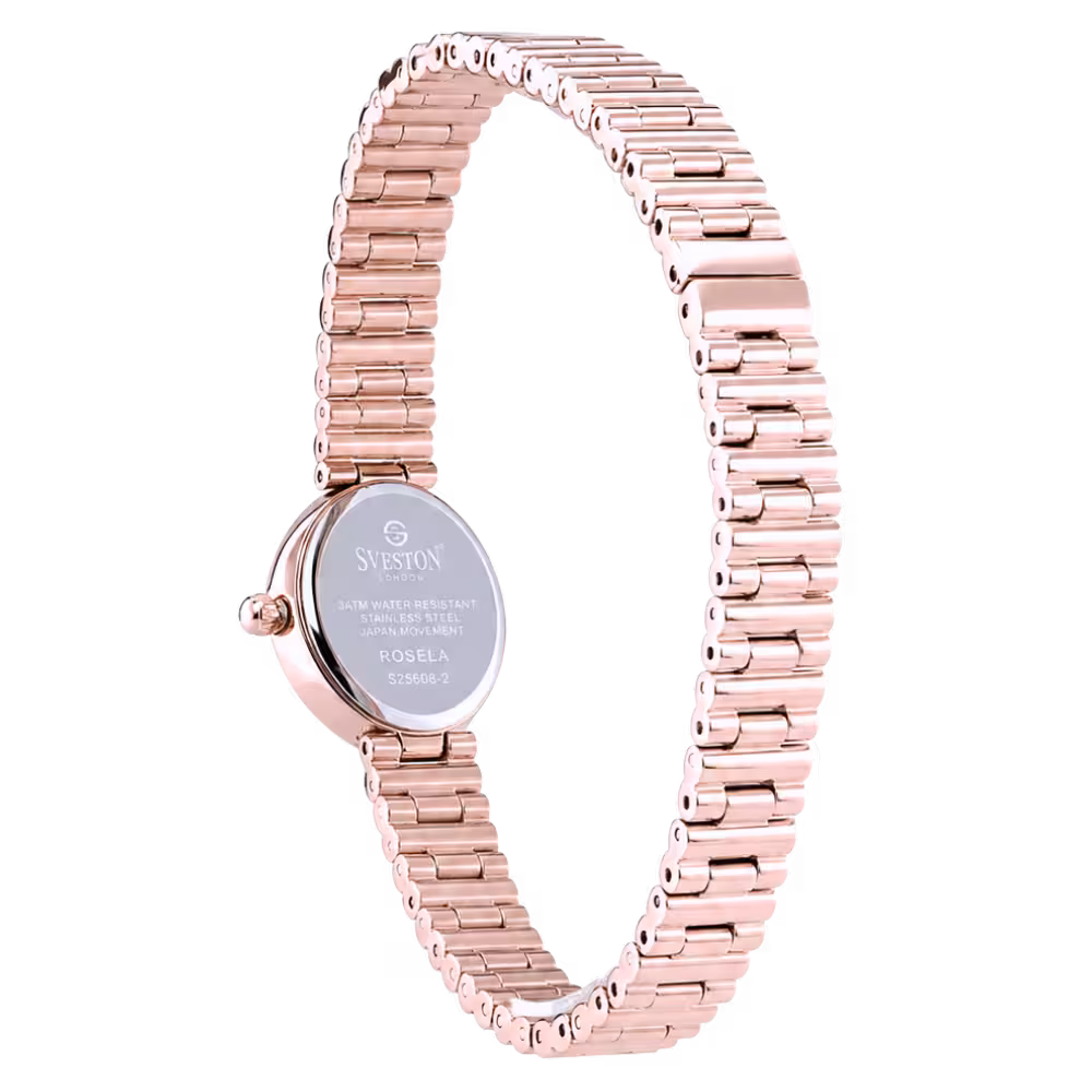 Sveston London Rosela Women's White Dial Watch - Dial Close-Up