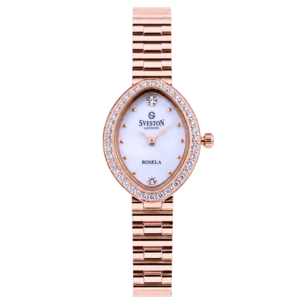 Sveston London Rosela — Rose / White · Stainles Steel