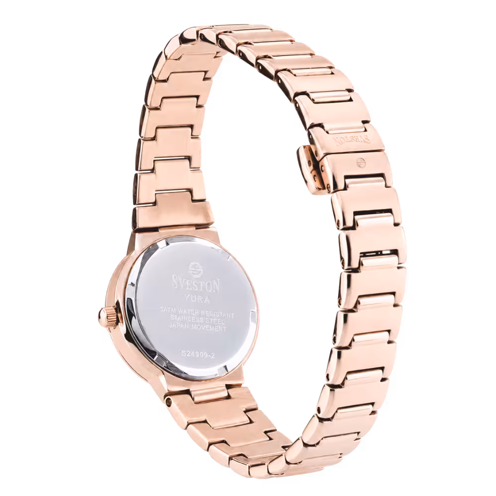 Sveston London YURA Women's White Dial Watch - Dial Close-Up