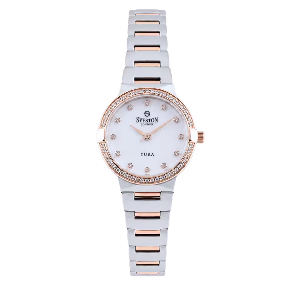 Sveston London YURA — Silver / White · Stainless Steel