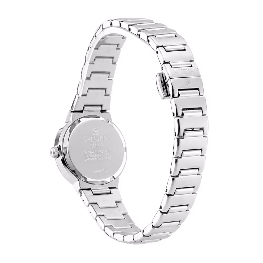 Sveston London YURA Women's White Dial Watch - Dial Close-Up