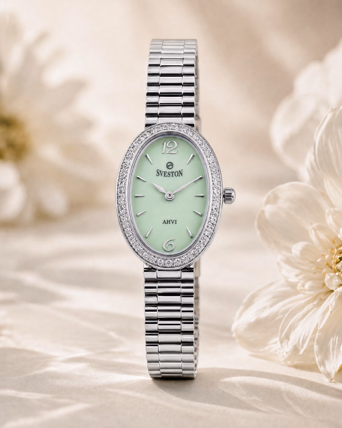 Sveston London AHVI Light Green watch