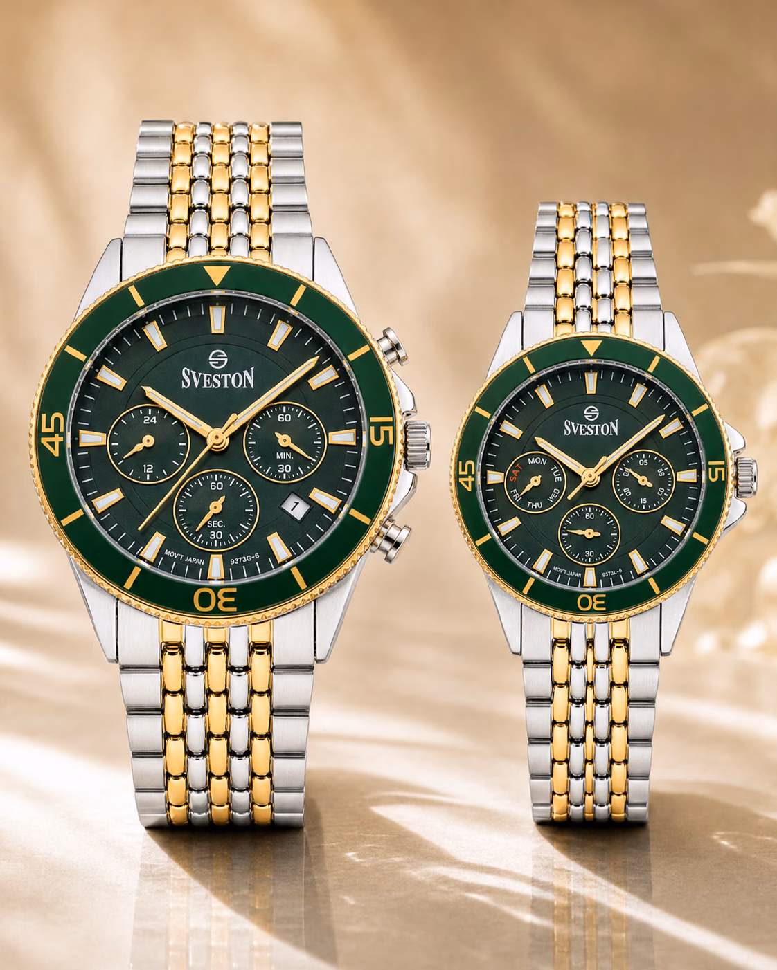 Sveston COUPLE Green watch