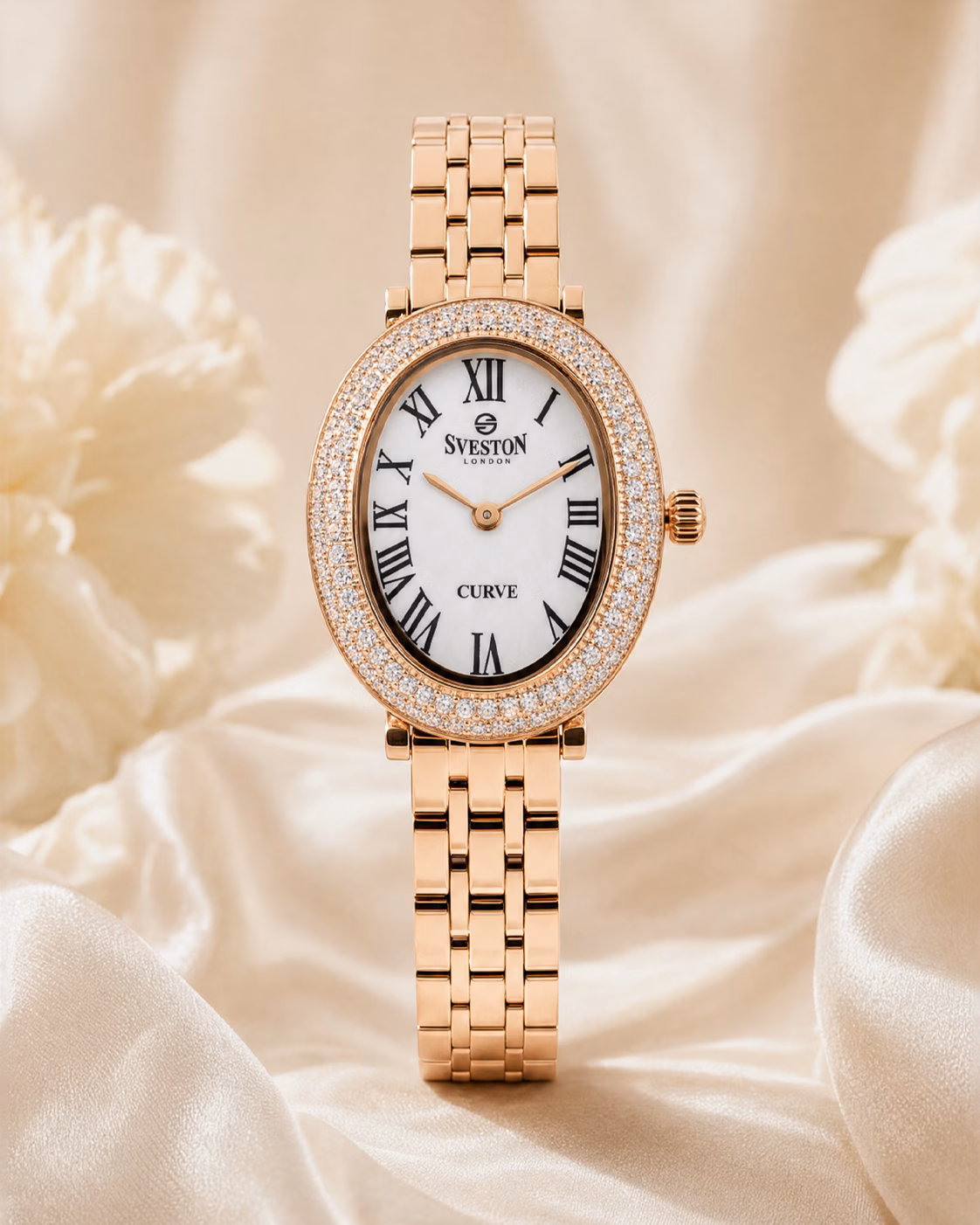 Sveston London CURVE White watch