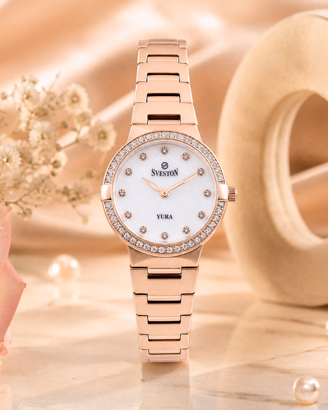 Sveston London YURA Rose watch